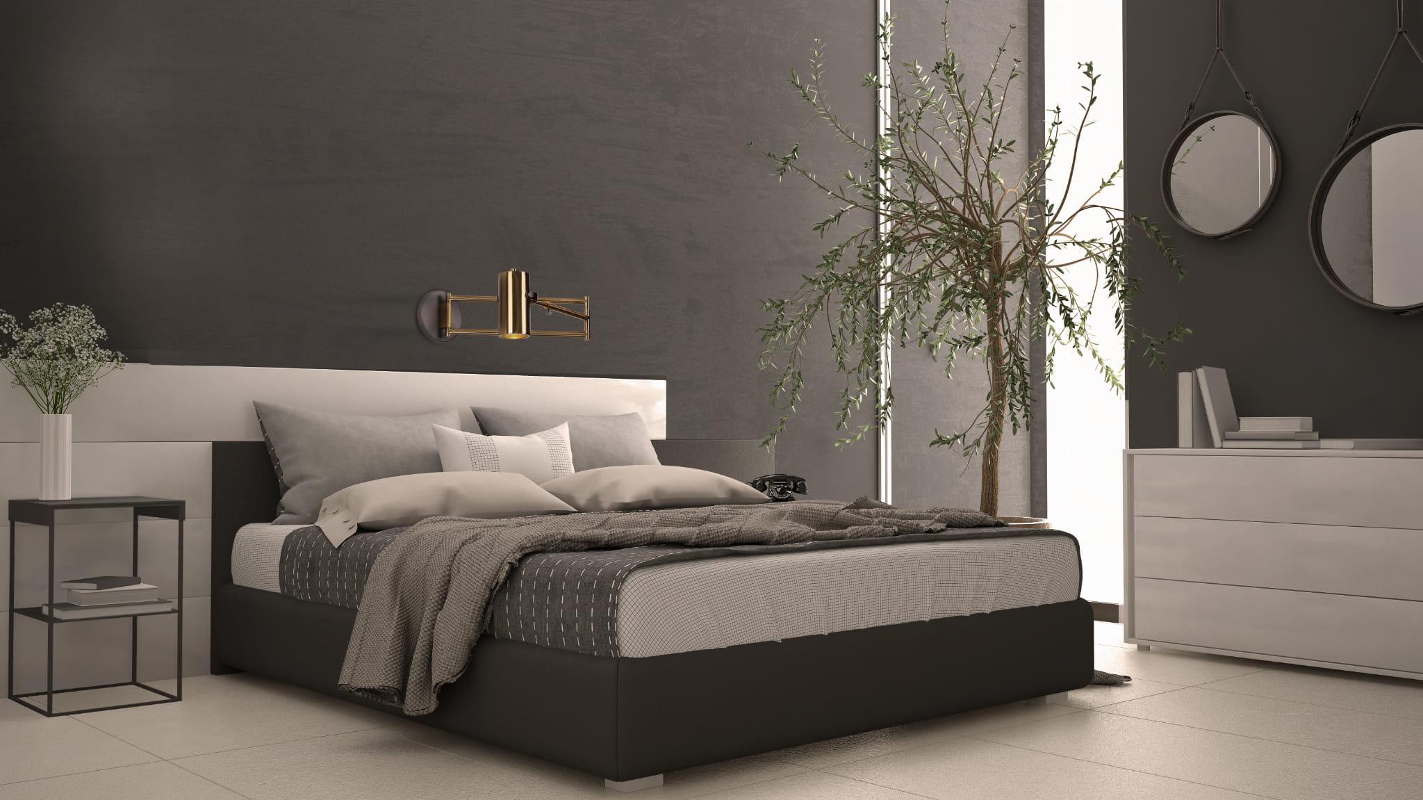 KINKIET SOFIA modernistyczny metalowy ze złotą oprawą2