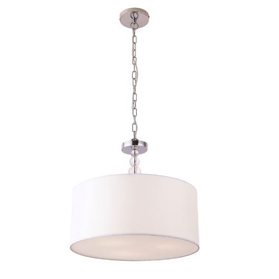 LAMPA WISZĄCA GRACE nowoczesna z pełowo białym kloszem mała