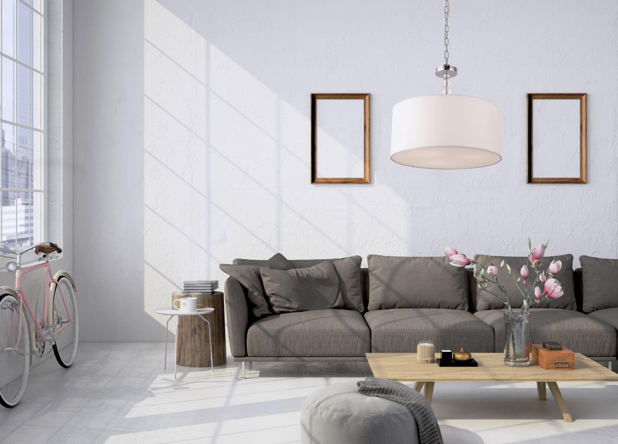 LAMPA WISZĄCA GRACE nowoczesna z pełowo białym kloszem mała3