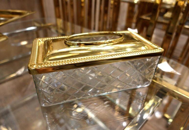 SERWETNIK szklano metalowy ze złotą pokrywką glamour3 SERWETNIK-szklano-metalowy-ze-zlota-pokrywka-glamour