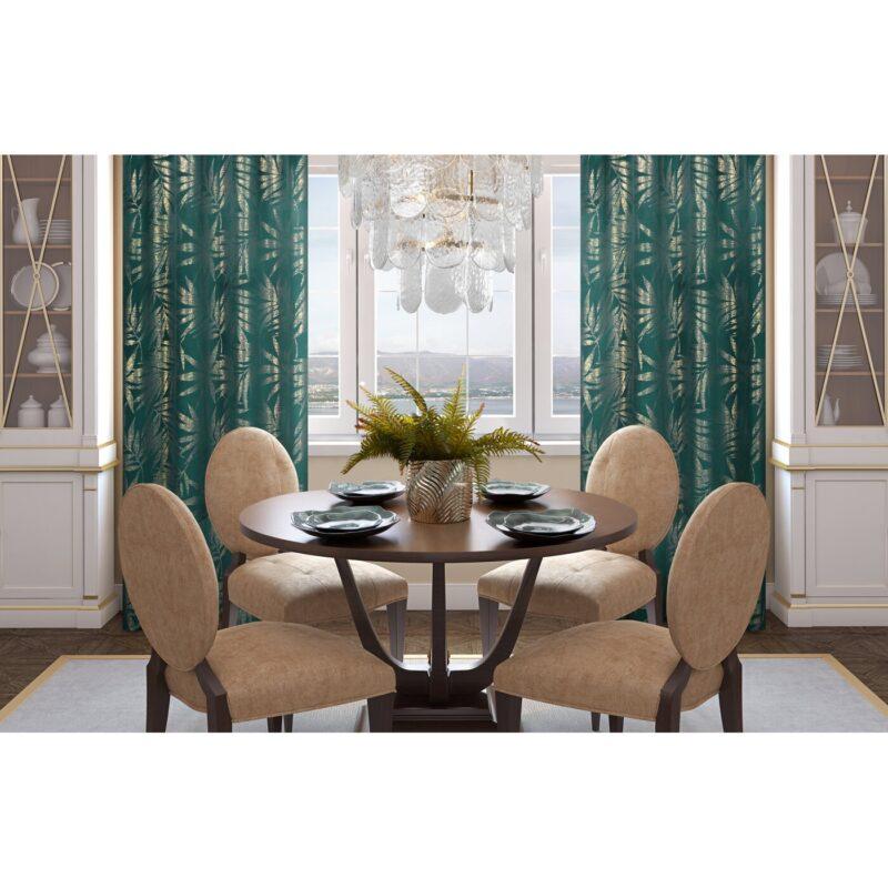 LAMPA WISZĄCA DAKOTA złota metalowa ze szklanymi kryształkami styl glamour6