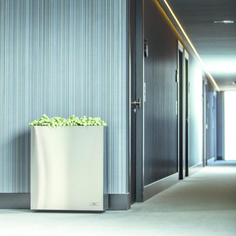 DONICA STEEL INOX POŁYSK srebrna prostokątna styl nowoczesny 2