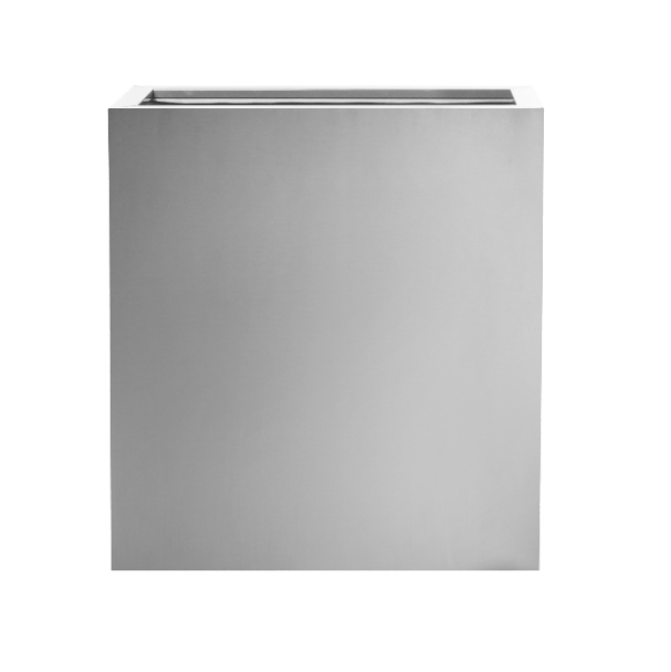 DONICA STEEL INOX POŁYSK srebrna prostokątna styl nowoczesny