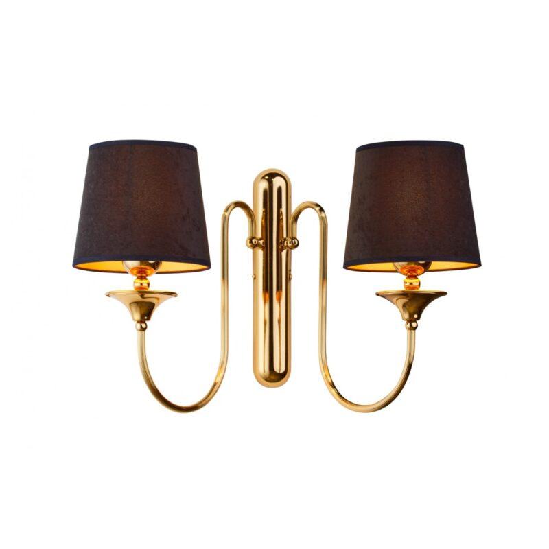 KINKIET złoto czarny klasyczny BATUMI BMK MS Jupiter