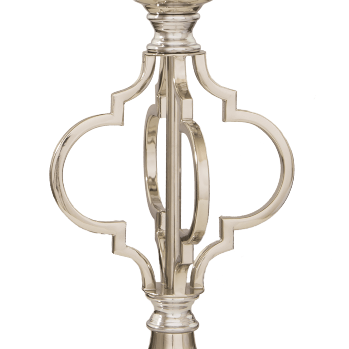 ŚWIECZNIK MOROCCO metalowo szklany w stylu nowojorskim