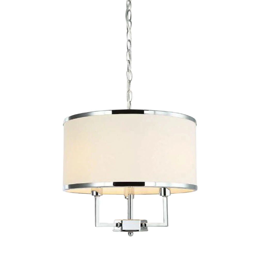 LAMPA WISZĄCA CASA CROMO S metalowa srebrna klasyczna piękna