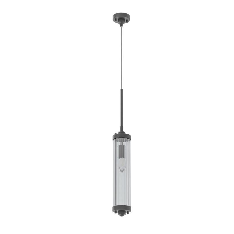 LAMPA WISZĄCA FIATTO I NERO metalowo szklana nowoczesna
