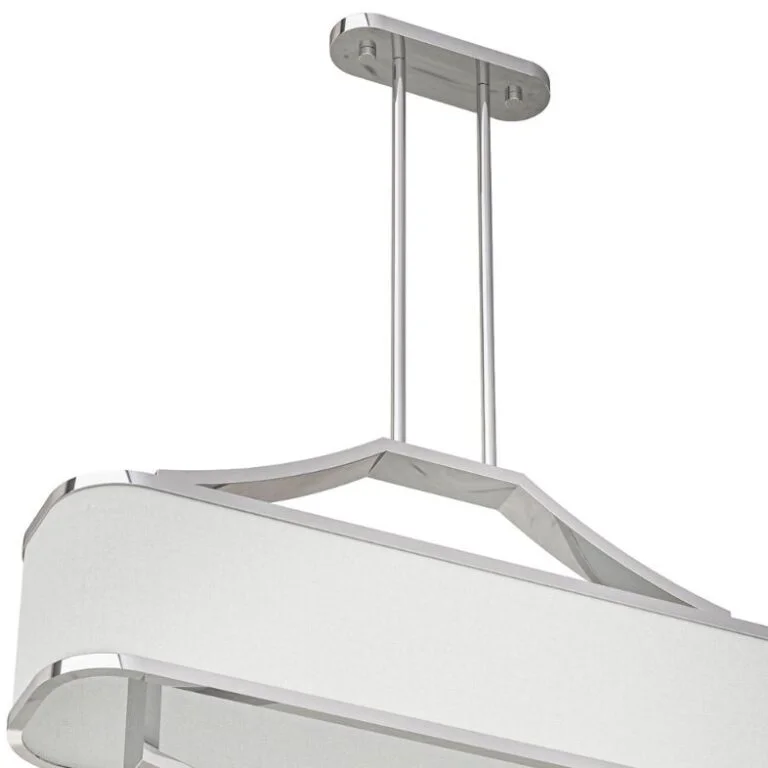 LAMPA WISZĄCA GERDO OVALE CROMO srebrna oprawa biały klosz styl glamour ekskluzywna LAMPA WISZĄCA GERDO OVALE CROMO srebrna oprawa biały klosz styl glamour ekskluzywna