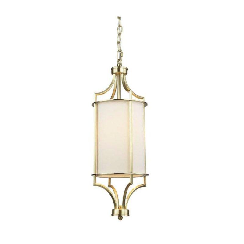 LAMPA WISZĄCA LUNGA GOLD metalowa złota oprawa styl glamour b lampa-wisząca-beżowo-złota-oprawa-styl-hampton