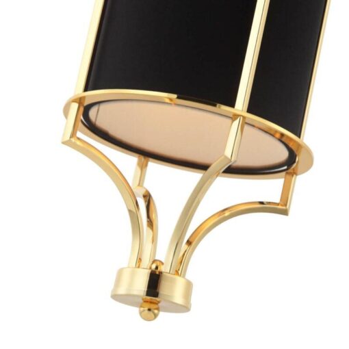 LAMPA WISZĄCA LUNGA GOLD metalowa złota oprawa styl glamourcz3