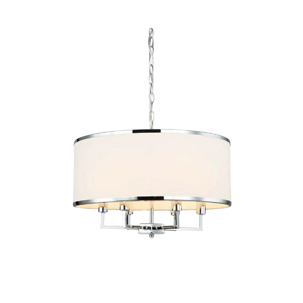 LAMPA WISZĄCA CASA CROMO M metalowa srebrna klasyczna elegancka LAMPA WISZĄCA CASA CROMO M metalowa srebrna klasyczna elegancka