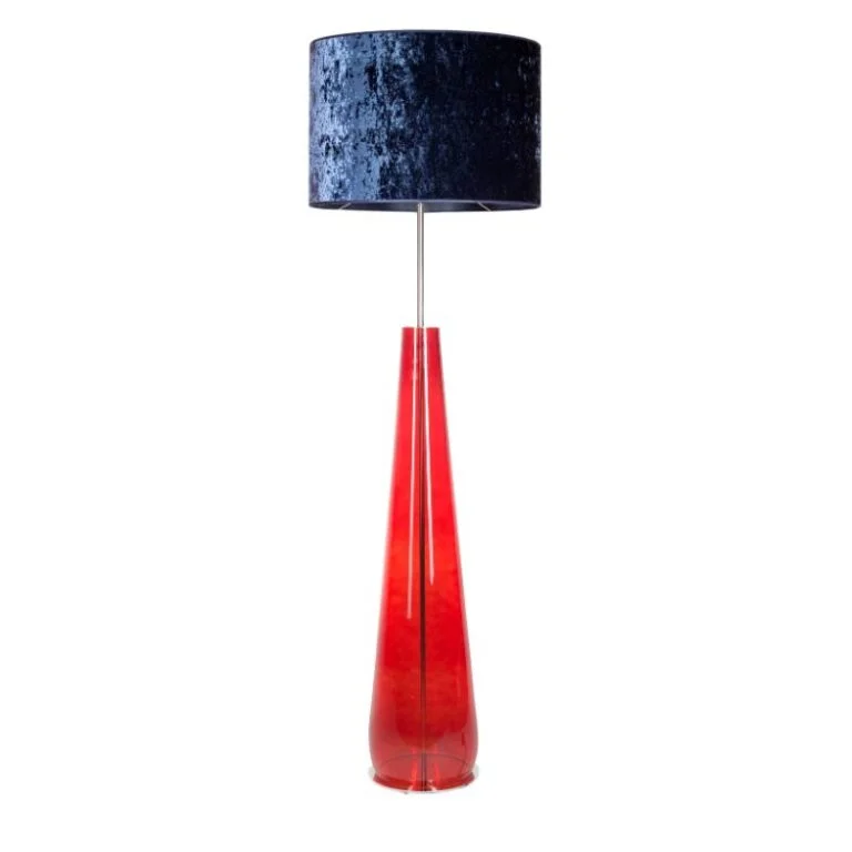 LAMPA-PODLOGOWA-4concepts-Berlin-Czerwona-50×35-cm-Piekna-szklana-podstawa-granatowy-abazur LAMPA-PODLOGOWA-4concepts-Berlin-Czerwona-50×35-cm-Piekna-szklana-podstawa-granatowy-abazur