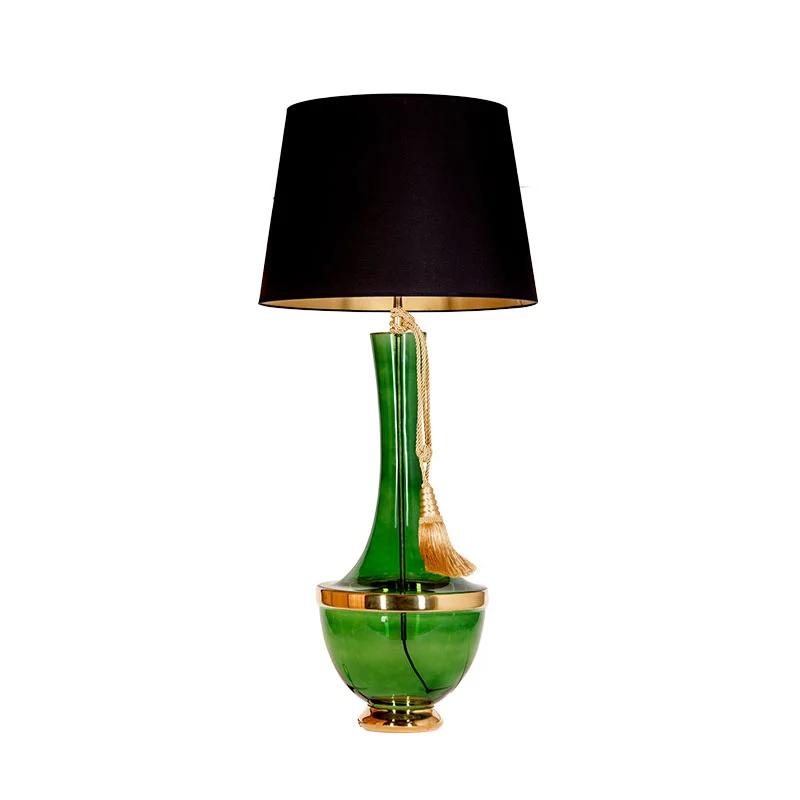 LAMPA STOŁOWA 4concepts Troya Zielona 50 40 x 35 cm Piękna LAMPA STOŁOWA 4concepts Troya Zielona 50 40 x 35 cm Glamour