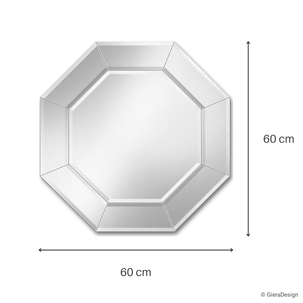 Lustro-Ścienne-Cristal-Oktagon-Ośmiokątne-Lustrzana-Rama-60x60-cm-Wymiary Lustro-Ścienne-Cristal-Oktagon-Ośmiokątne-Lustrzana-Rama-90x90-cm-Wymiary-Małe
