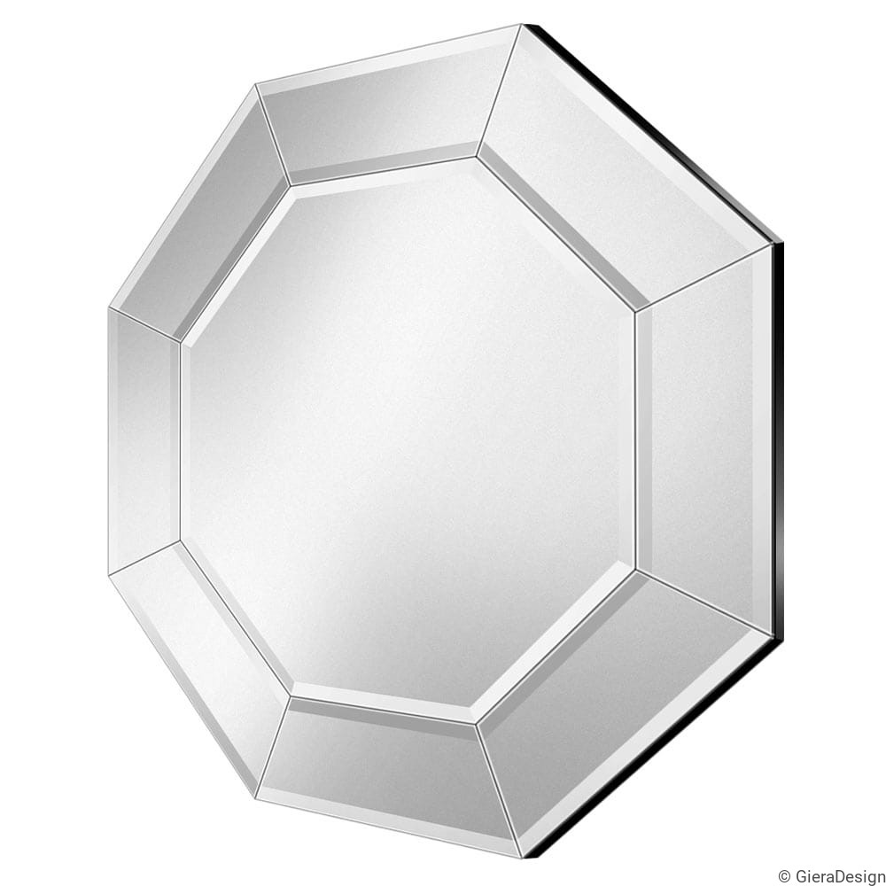 Lustro-Ścienne-Cristal-Oktagon-Ośmiokątne-Lustrzana-Rama-Nowoczesne Lustro-Ścienne-Cristal-Oktagon-Ośmiokątne-Lustrzana-Rama-Ekskluzywne