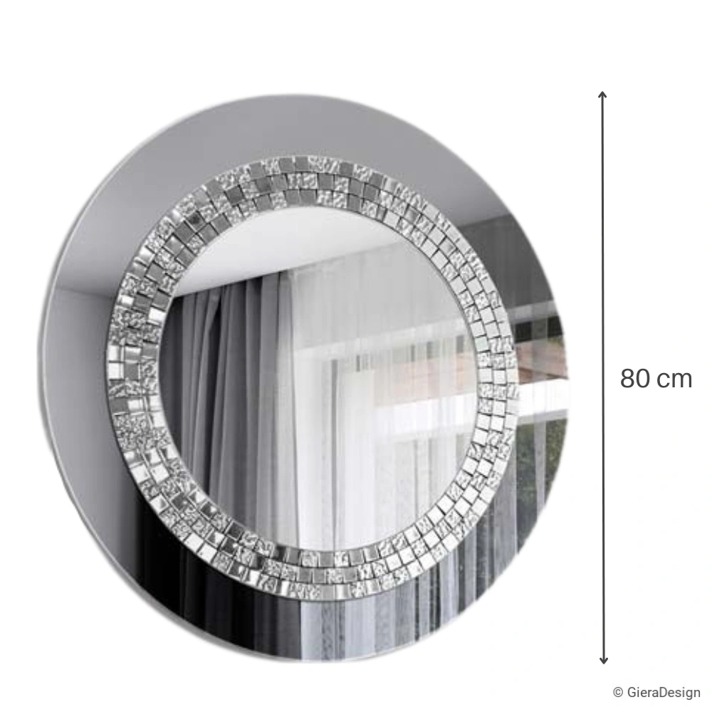 Lustro-Ścienne-Glamour-Grafitowe-Okrągłe-Nowoczesne-80-cm-Wymiary Lustro-Ścienne-Glamour-Grafitowe-Okrągłe-Nowoczesne-Ozdobne