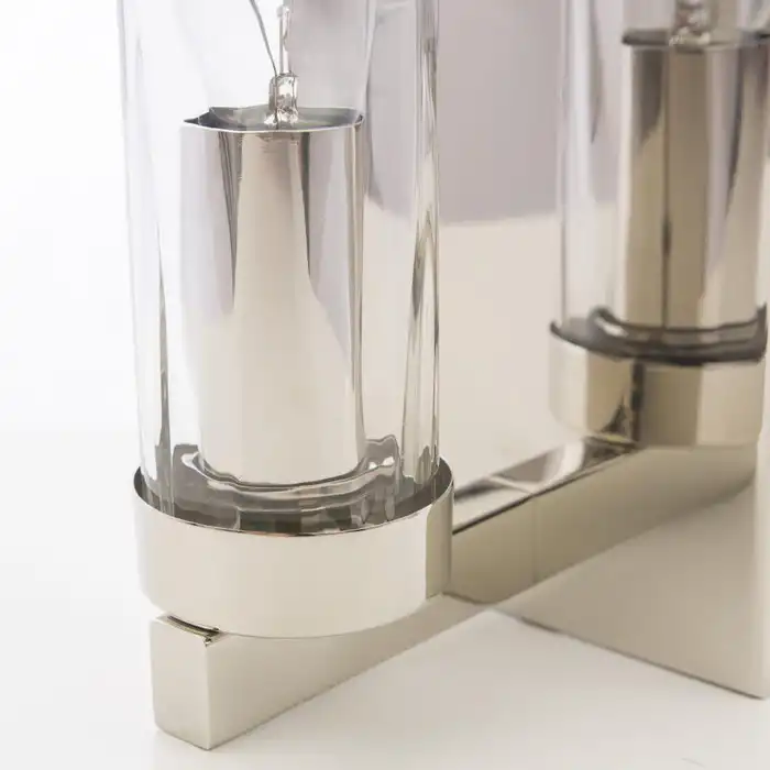 KINKIET Oxford metalowy, niklowane wykończenie, styl glamour, ekskluzywny KINKIET Oxford metalowy, niklowane wykończenie, styl glamour, ekskluzywny