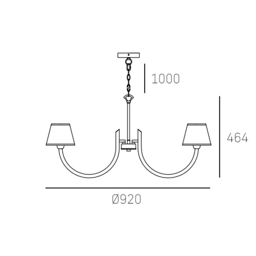 LAMPA WISZĄCA Atlanta niklowana rama, białe abażury, klasyczna, wymiary