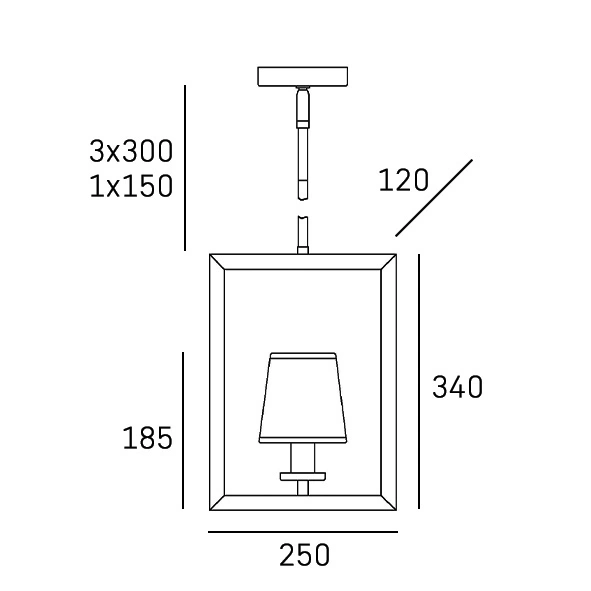 LAMPA WISZĄCA London srebrne wykończenie, biały abażur w stylu nowojorskim, jednopunktowa, wymiary LAMPA WISZĄCA London srebrne wykończenie, biały abażur w stylu nowojorskim, jednopunktowa, wymiary