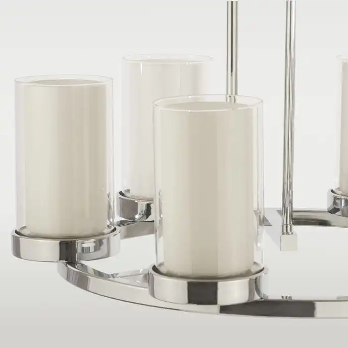 LAMPA WISZĄCA Miami okrągła, srebrne wykończenie elegancki wygląd, piękna LAMPA WISZĄCA Miami okrągła, srebrne wykończenie elegancki wygląd, piękna