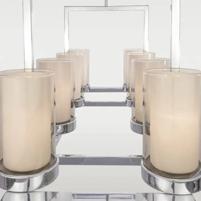 LAMPA WISZĄCA Miami prostokątna, srebrne wykończenie, ekskluzywna, wyjątkowa LAMPA WISZĄCA Miami prostokątna, srebrne wykończenie, ekskluzywna, wyjątkowa