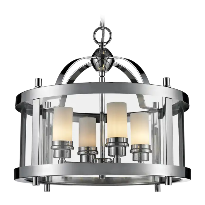 LAMPA WISZĄCA New York metalowa oprawa, srebrna, elegancka 42x42 cm, piękna LAMPA WISZĄCA New York metalowa oprawa, srebrna, elegancka 42x42 cm, piękna