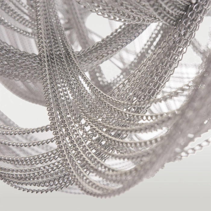 PLAFON Roma metalowy, srebrne wykończenie, elegancki wygląd, dekoracyjny PLAFON Roma metalowy, srebrne wykończenie, elegancki wygląd, dekoracyjny