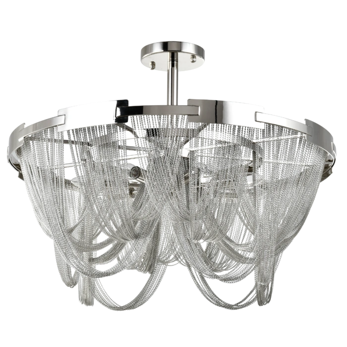 PLAFON Roma metalowy, srebrne wykończenie, elegancki wygląd, piękny PLAFON Roma metalowy, srebrne wykończenie, elegancki wygląd, piękny