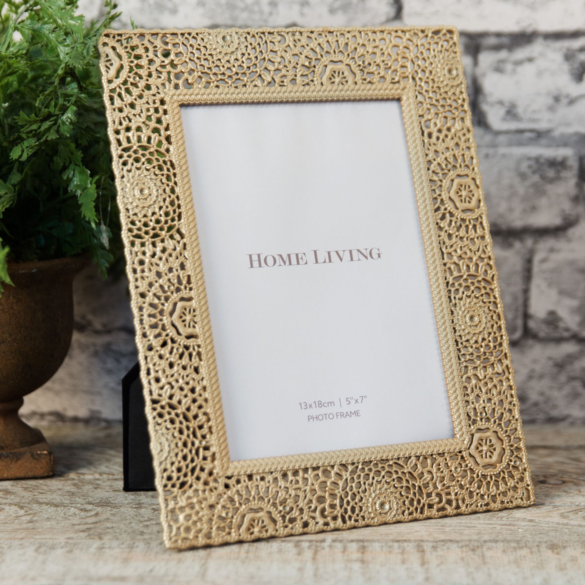 RAMKA NA ZDJĘCIE złota, metalowa, glamour, piękna