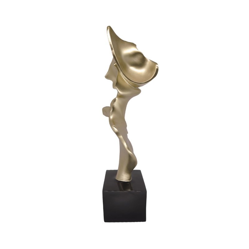 figurka-dekoracyjna-zlota-rzezba-czarna-podstawa-pocalunek-od-boku