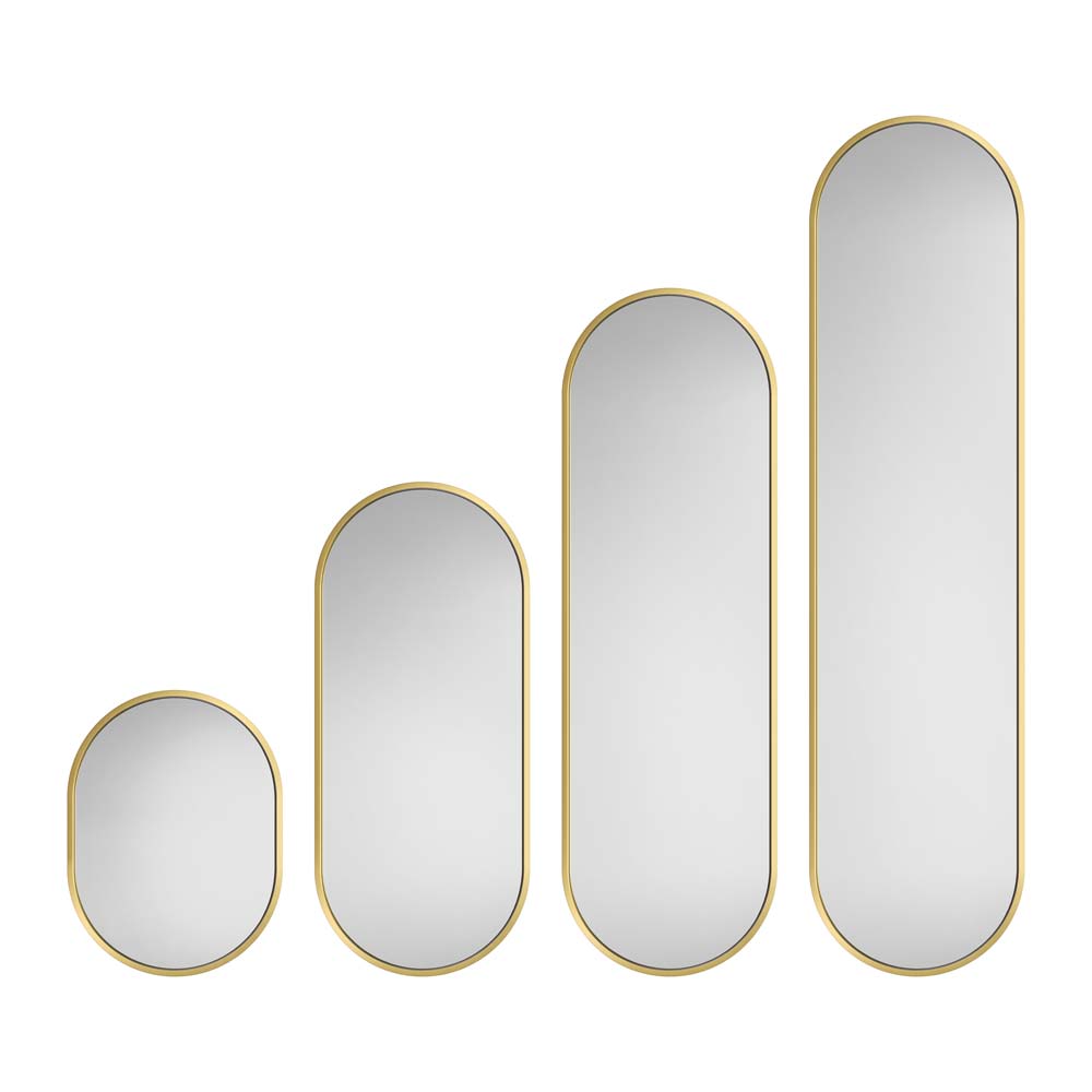 Lustro-zlote-na-przedpokoj-Ambient-nowoczesne-zlote-obramowanie-owalne