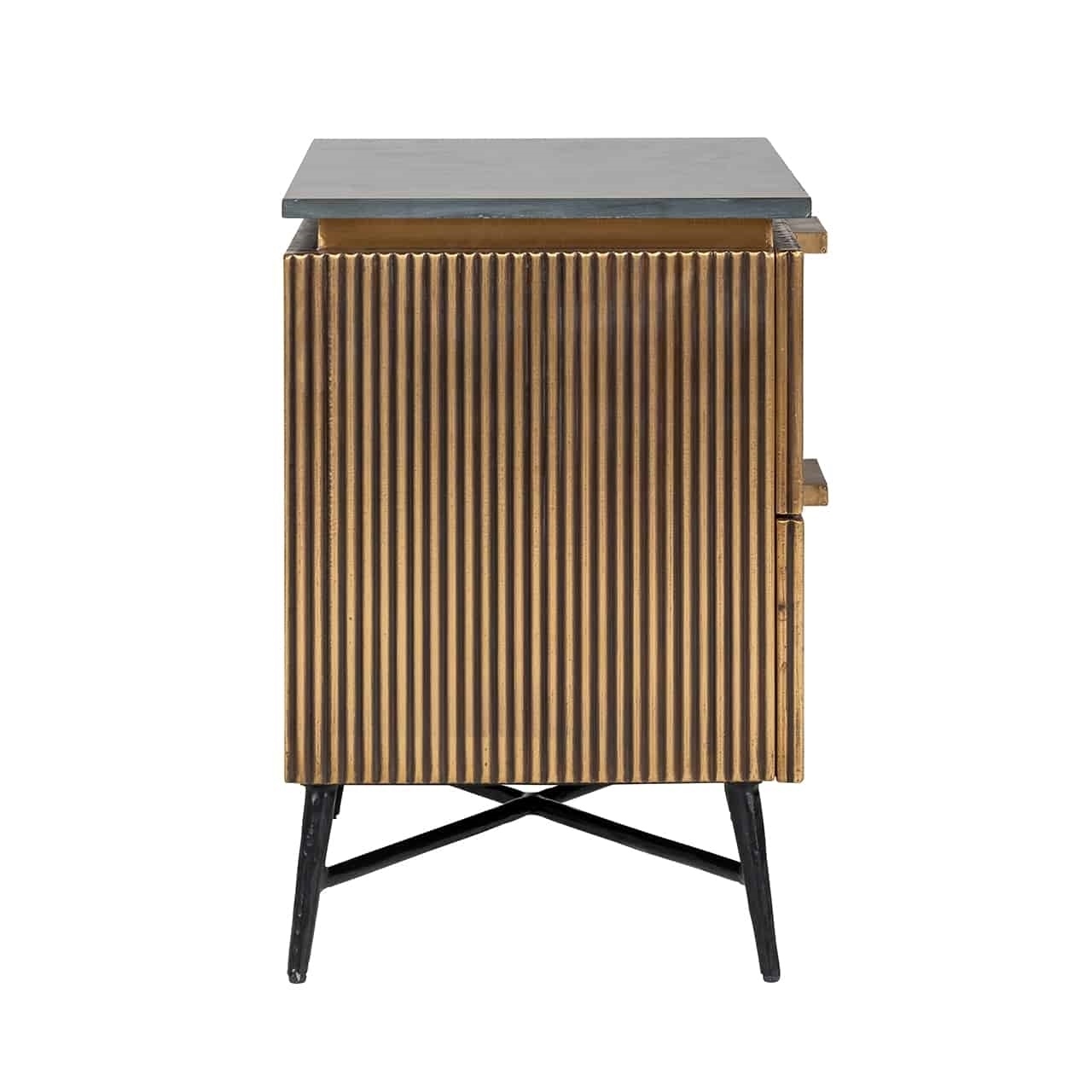 szafka-nocna-ironville-zlota-czarna-nowoczesna-bok