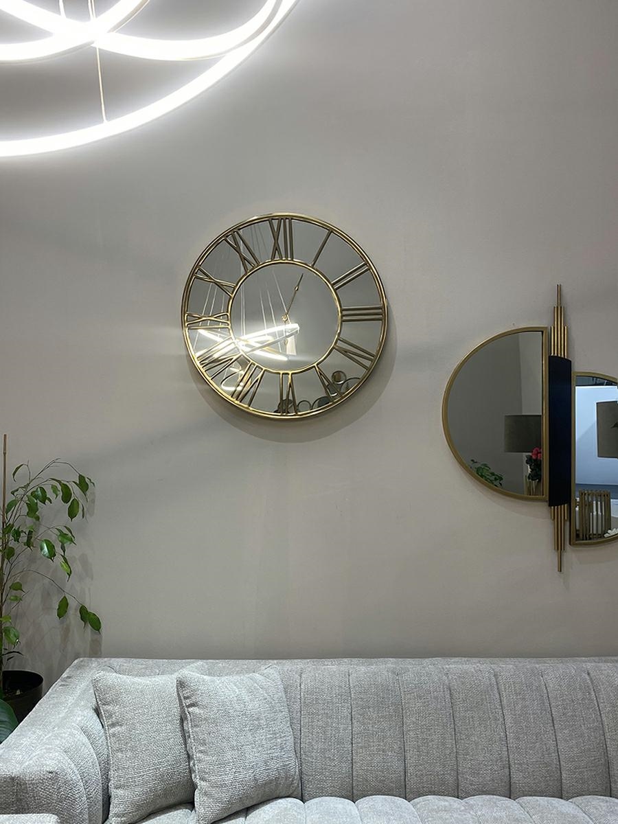 zegar-nowoczesny-GREYSON-zloty-loftowy-kompozycja
