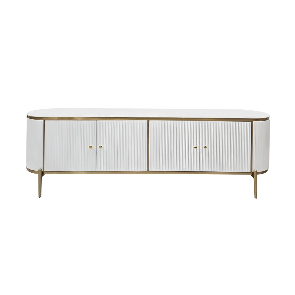 SZAFKA-RTV-bialo-zlota-ryflowane-fronty-blat-ze-spieku-kamiennego-styl-glamour