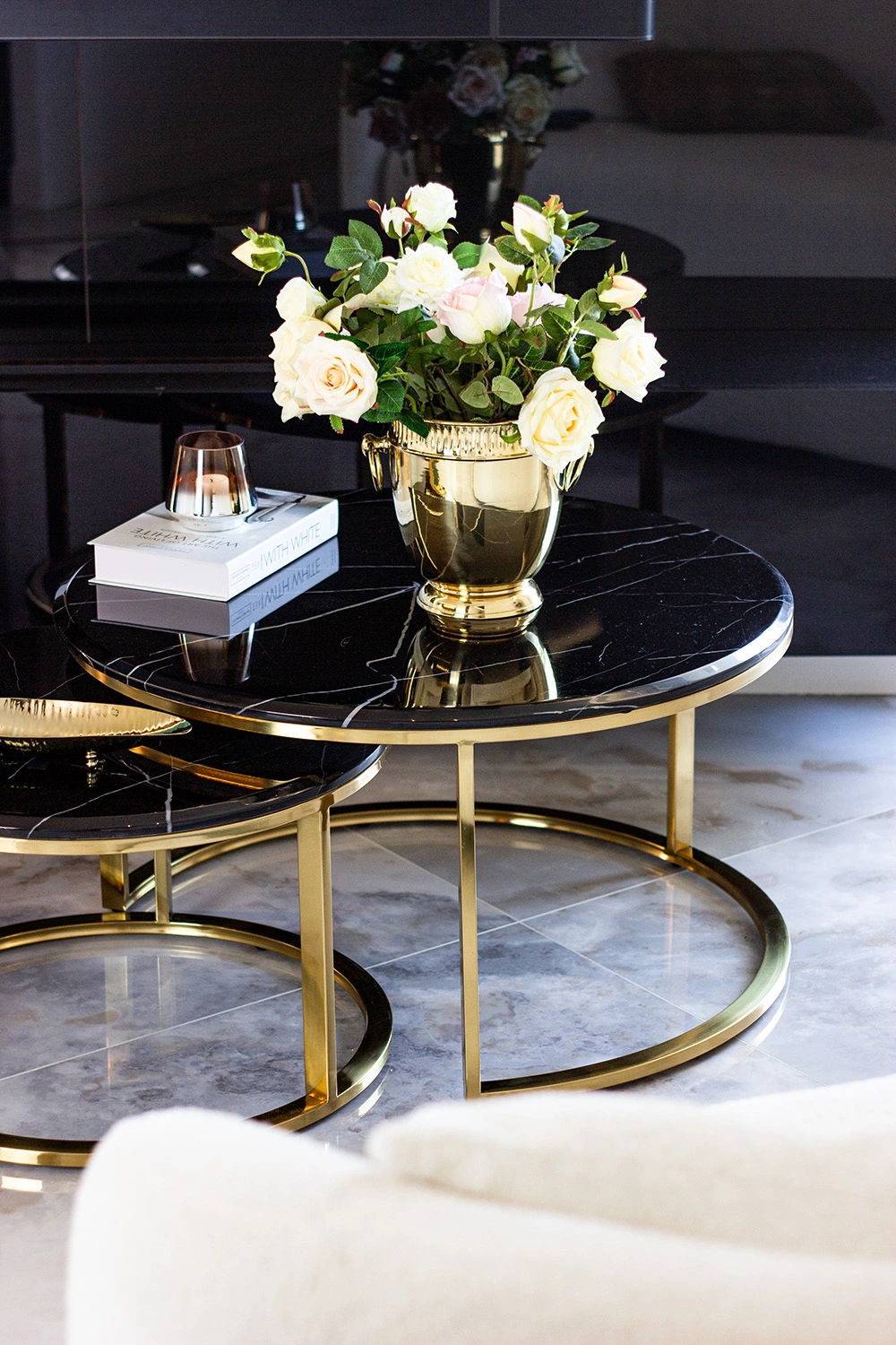 COOLER złoty z uchwytami, piękne zdobienie, styl glamour, ekskluzywny COOLER złoty z uchwytami, piękne zdobienie, styl glamour, ekskluzywny