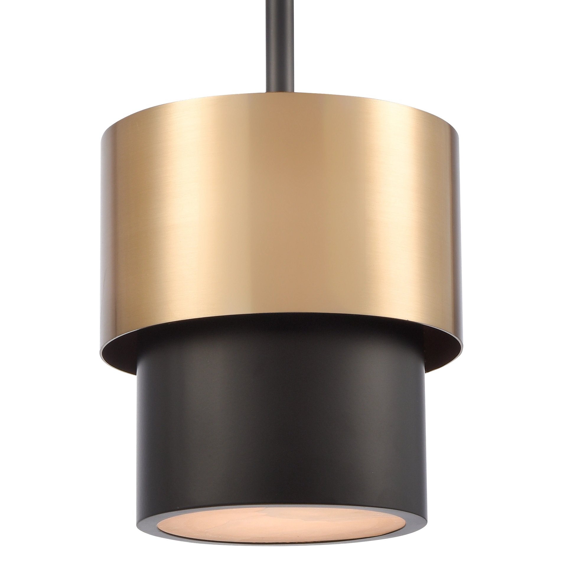 LAMPA WISZĄCA Coburg okrągła, czarno-mosiężna, modern classic S, piękna