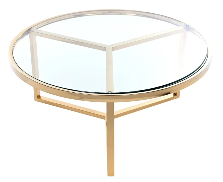 STOLIK KAWOWY na złotym stelażu, wysoki połysk, szklany transparentny blat, nowojorski glamour, nowoczesny STOLIK KAWOWY na złotym stelażu, wysoki połysk, szklany transparentny blat, nowojorski glamour, nowoczesny