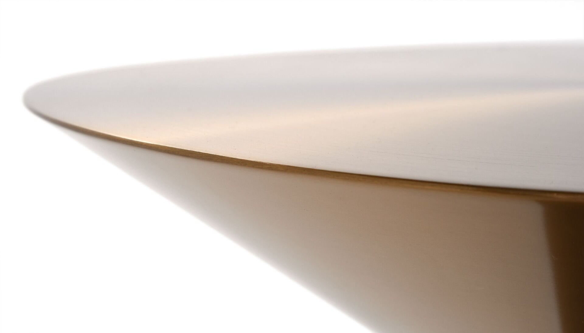 STOLIK KAWOWY w kształcie klepsydry, złoty metalowy blat, brązowa drewniana podstawa, nowoczesny, do salonu STOLIK KAWOWY w kształcie klepsydry, złoty metalowy blat, brązowa drewniana podstawa, nowoczesny, do salonu