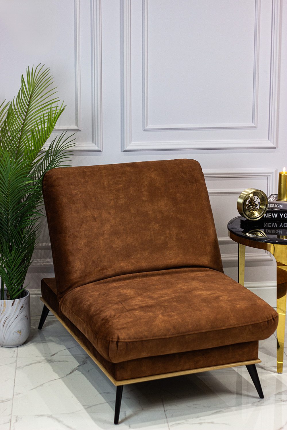 PUFA rozkładana na metalowych nogach z ramą z drewna bukowego, tkanina do wyboru, nowoczesny styl, wyjątkowa PUFA rozkładana na metalowych nogach z ramą z drewna bukowego, tkanina do wyboru, nowoczesny styl, wyjątkowa