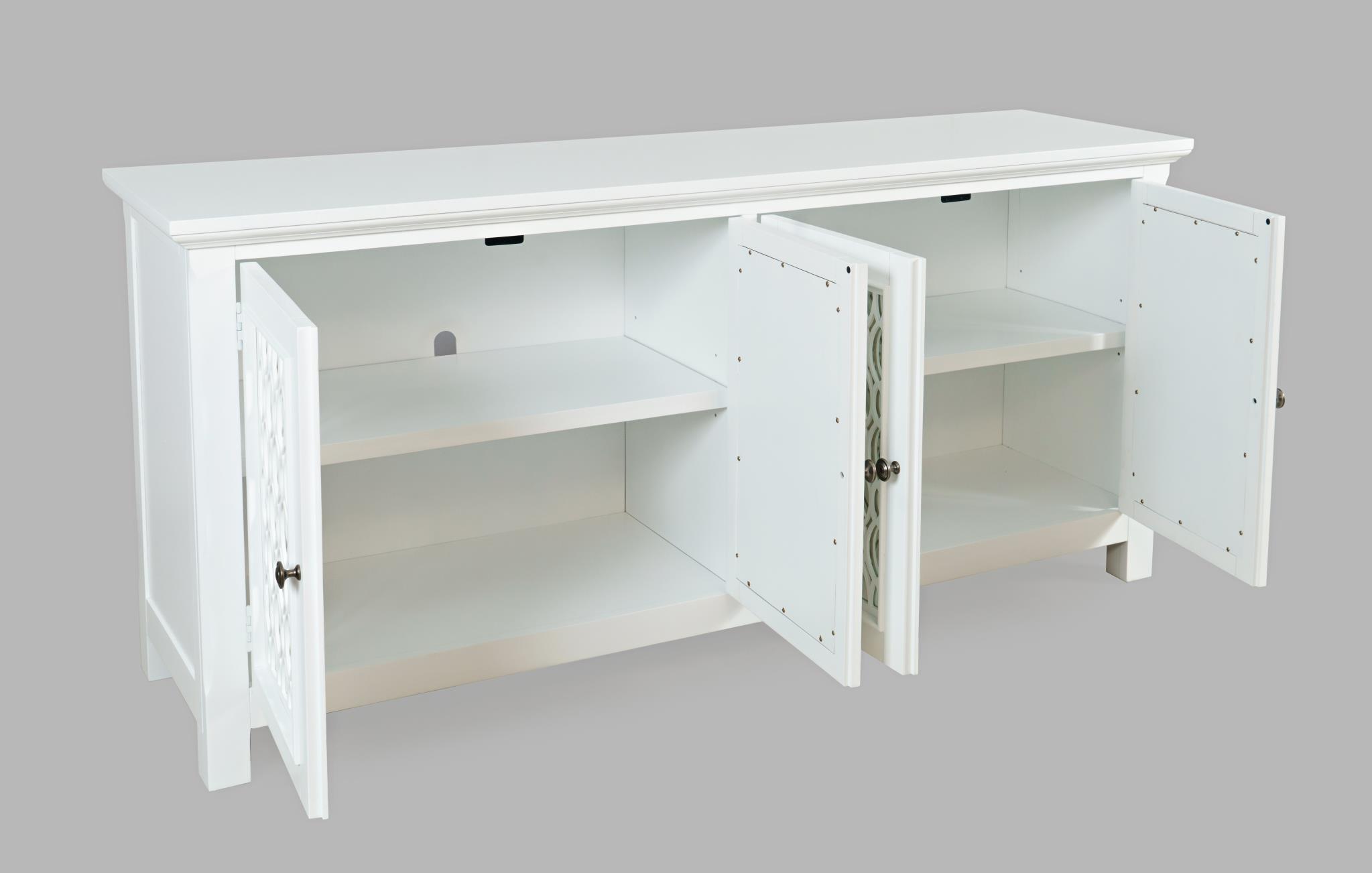 KOMODA biała z lustrzanymi drzwiami wykończonymi ozdobnymi szprosami, z drewna akacji, nietuzinkowy design, ładna KOMODA biała z lustrzanymi drzwiami wykończonymi ozdobnymi szprosami, z drewna akacji, nietuzinkowy design, ładna