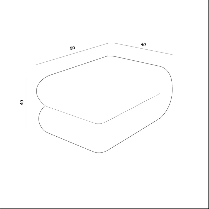 PUFA Due biała w tkaninie boucle, zaokrąglone kształty, nietypowa, designerska, wygodna, do salonu i przedpokoju PUFA Due biała w tkaninie boucle, zaokrąglone kształty, nietypowa, designerska, wygodna, do salonu i przedpokoju