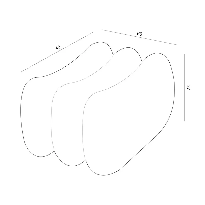 PUFA Rosa biała w tkaninie boucle, zaokrąglone kształty, nowoczesny styl, funkcjonalna PUFA Rosa biała w tkaninie boucle, zaokrąglone kształty, nowoczesny styl, funkcjonalna