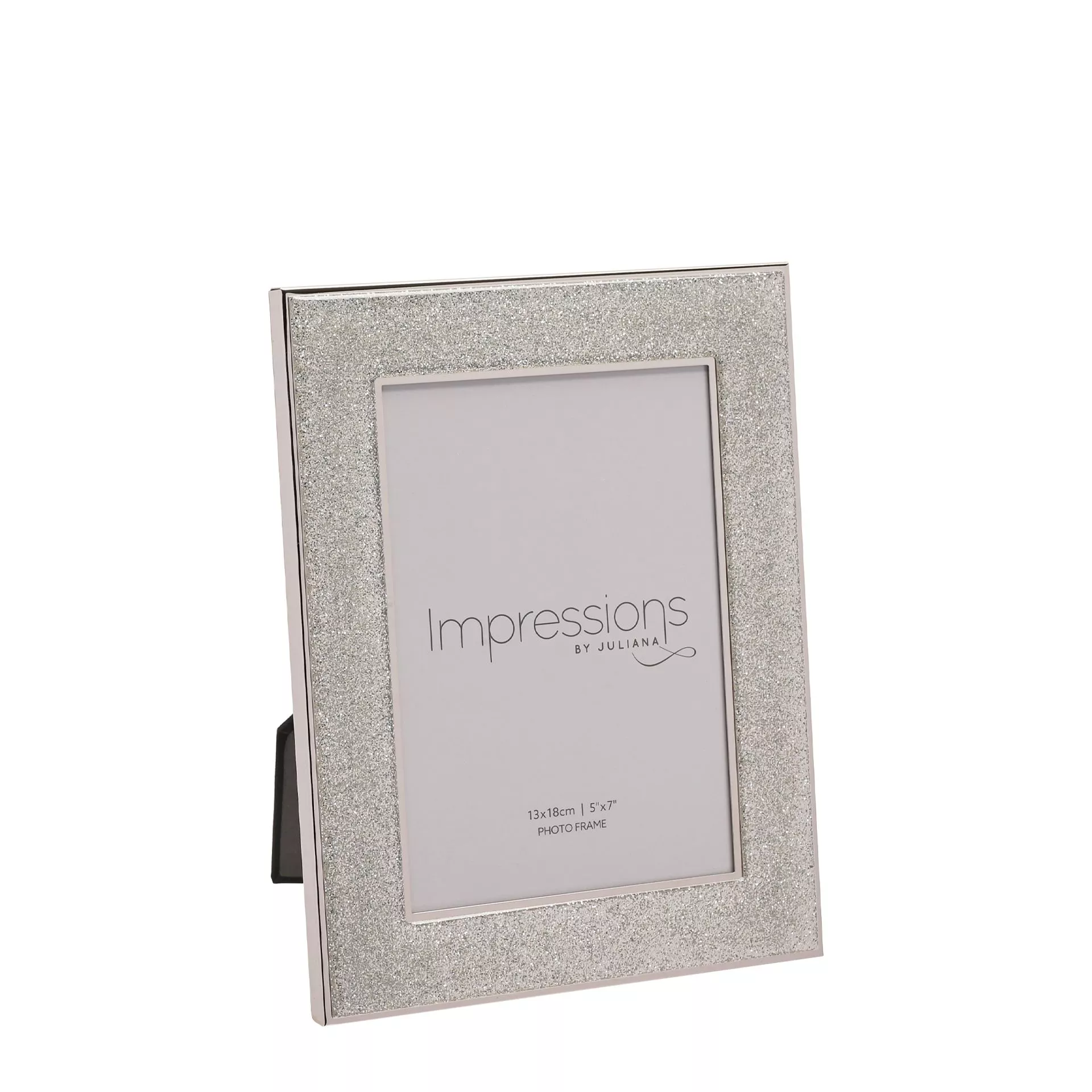 RAMKA NA ZDJĘCIE srebrna, brokatowa rama, nowoczesny styl glamour 5x7, piękna RAMKA NA ZDJĘCIE srebrna, brokatowa rama, nowoczesny styl glamour 5x7, piękna