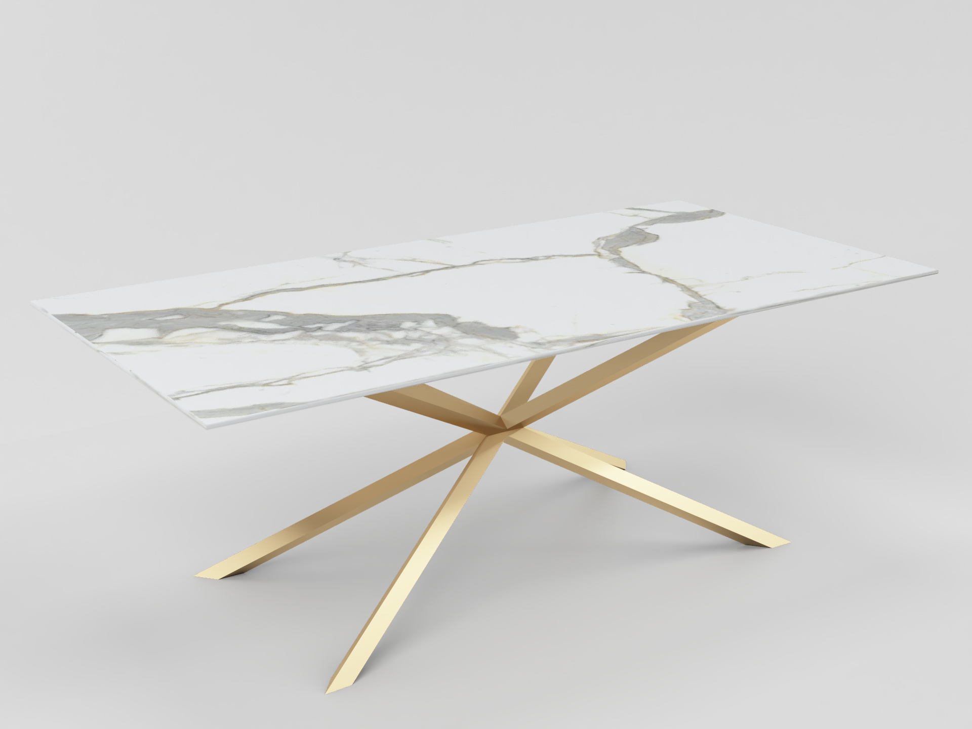 STÓŁ JADALNIANY Connect z blatem ze spieku kwarcowego i stalową podstawą, warianty do wyboru, nowoczesny styl, ręczne wykonanie, wyrafinowany STÓŁ JADALNIANY Connect z blatem ze spieku kwarcowego i stalową podstawą, warianty do wyboru, nowoczesny styl, ręczne wykonanie, wyrafinowany