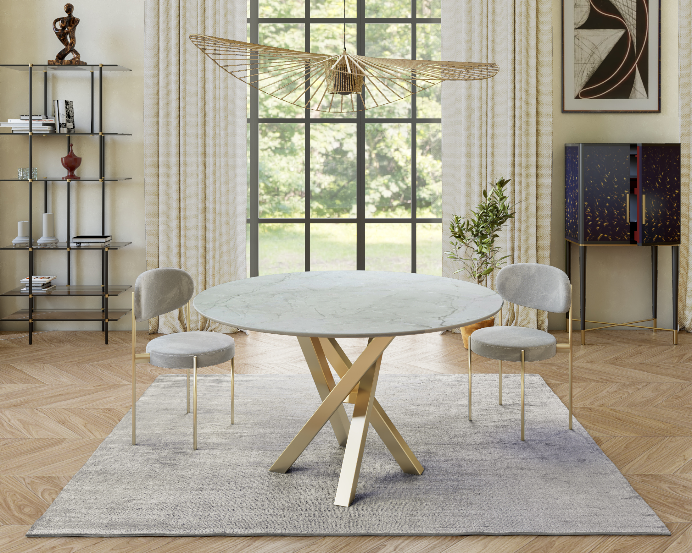 STÓŁ JADALNIANY Marco Natural z okrągłym lub kwadratowym blatem z kwarcytu i stalową podstawą, designerski, ręczne wykonanie, piękny STÓŁ JADALNIANY Marco Natural z okrągłym lub kwadratowym blatem z kwarcytu i stalową podstawą, designerski, ręczne wykonanie, piękny