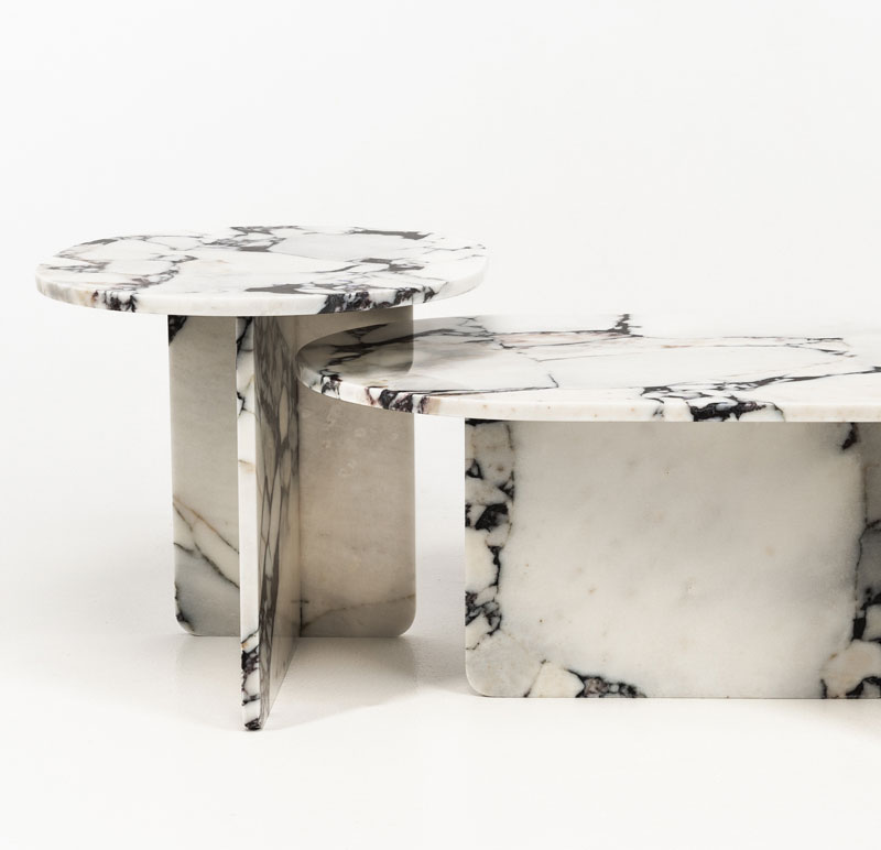 STOLIK KAWOWY Mokka z marmuru, ręcznie wyprodukowany, różne rozmiary i opcje kolorystyczne, nowoczesny, piękny