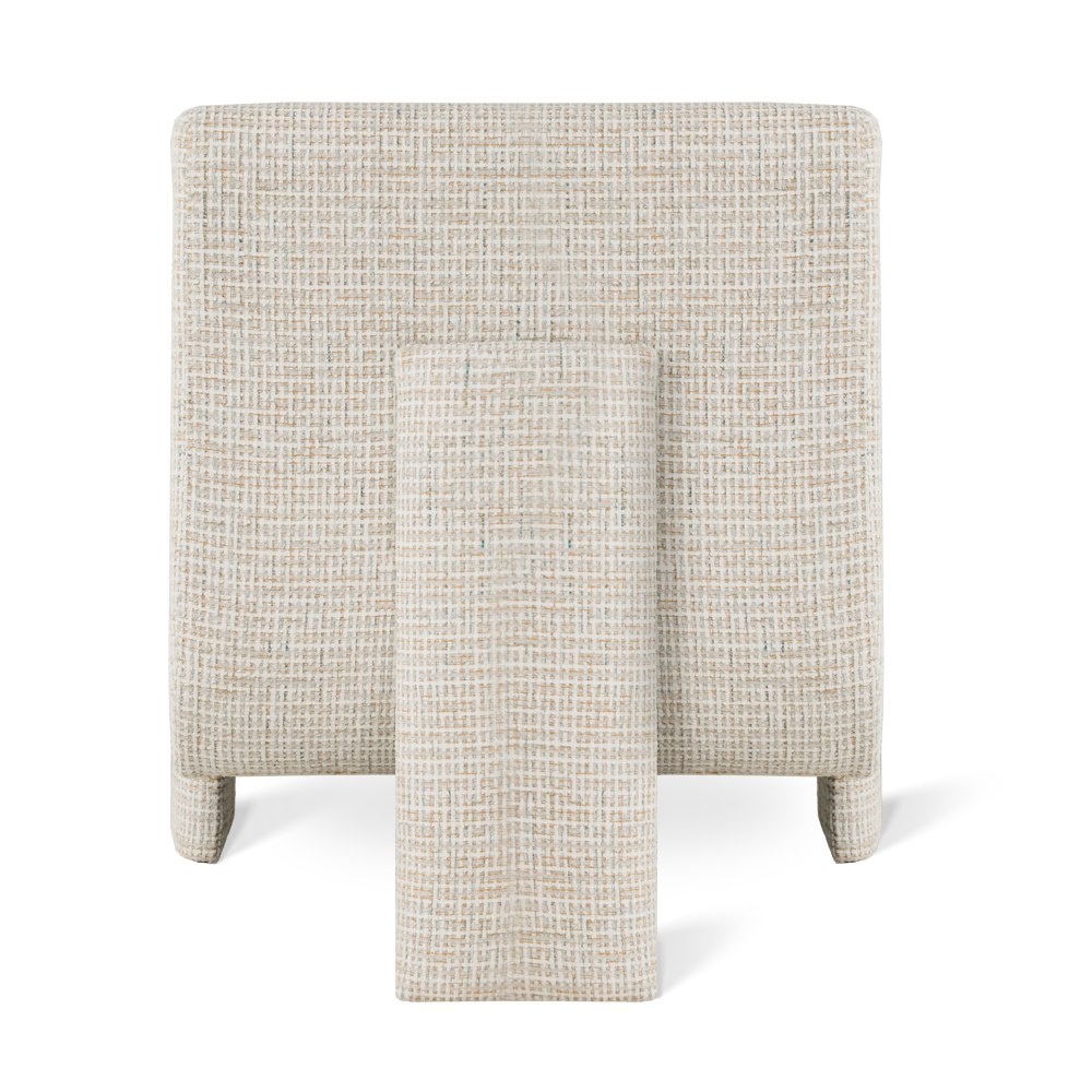 FOTEL klasyczny, beżowa tapicerka, styl uniwersalny, personalizacja materiału