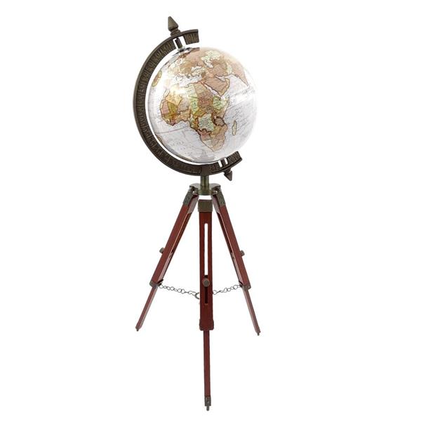 GLOBUS STOJĄCY, elegancka dekoracja, wielokolorowa mapa świata GLOBUS STOJĄCY, elegancka dekoracja, wielokolorowa mapa świata