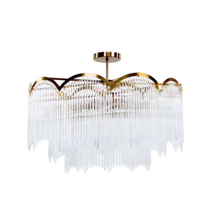 LAMPA WISZĄCA, designerski żyrandol, złote wykończenie, elegancka dekoracja