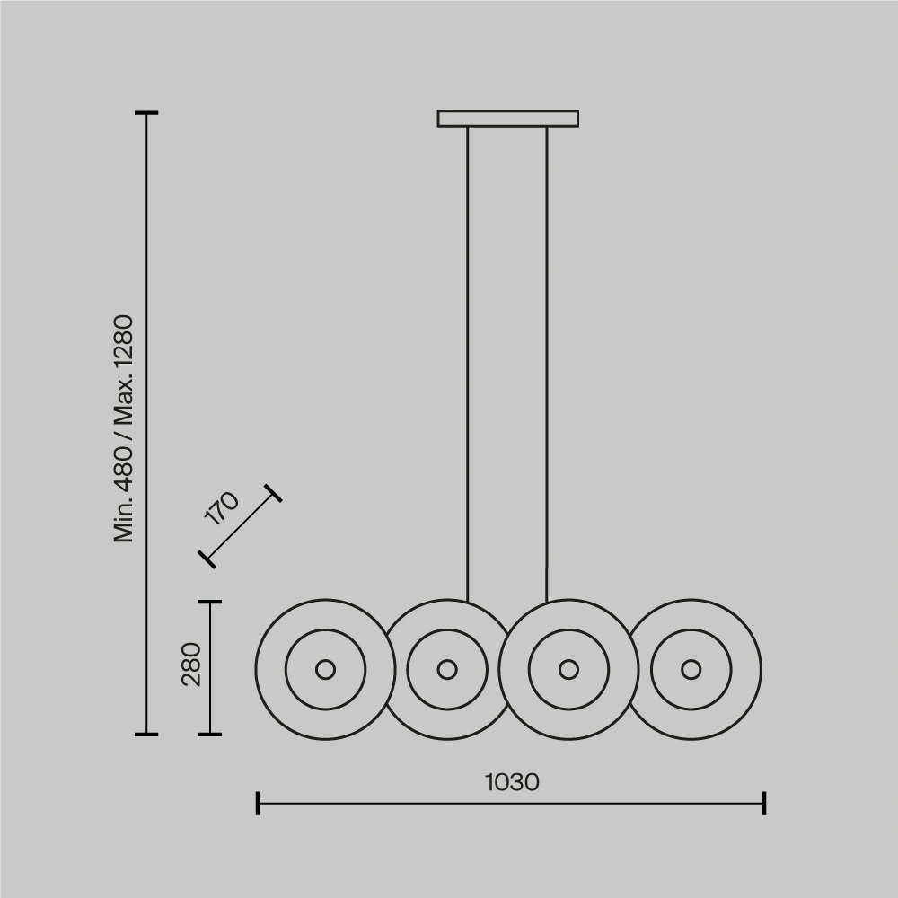 LAMPA WISZĄCA, elegancka, złota konstrukcja, szklane koła z ozdobnymi żłobieniami 6 LAMPA WISZĄCA, elegancka, złota konstrukcja, szklane koła z ozdobnymi żłobieniami